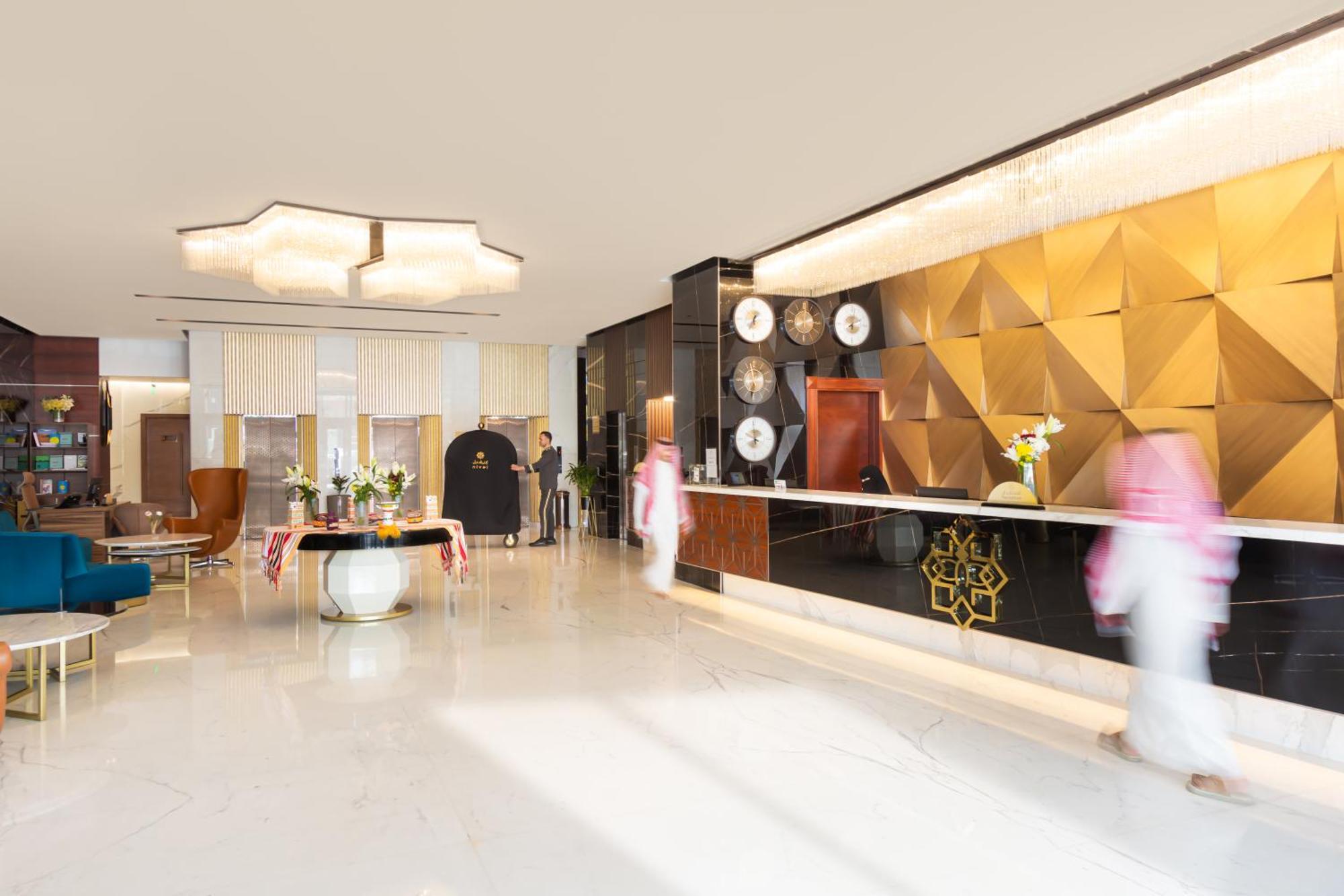 Nivel Hotel Abha Khamis Mushait Exterior photo The lobby of the hotel