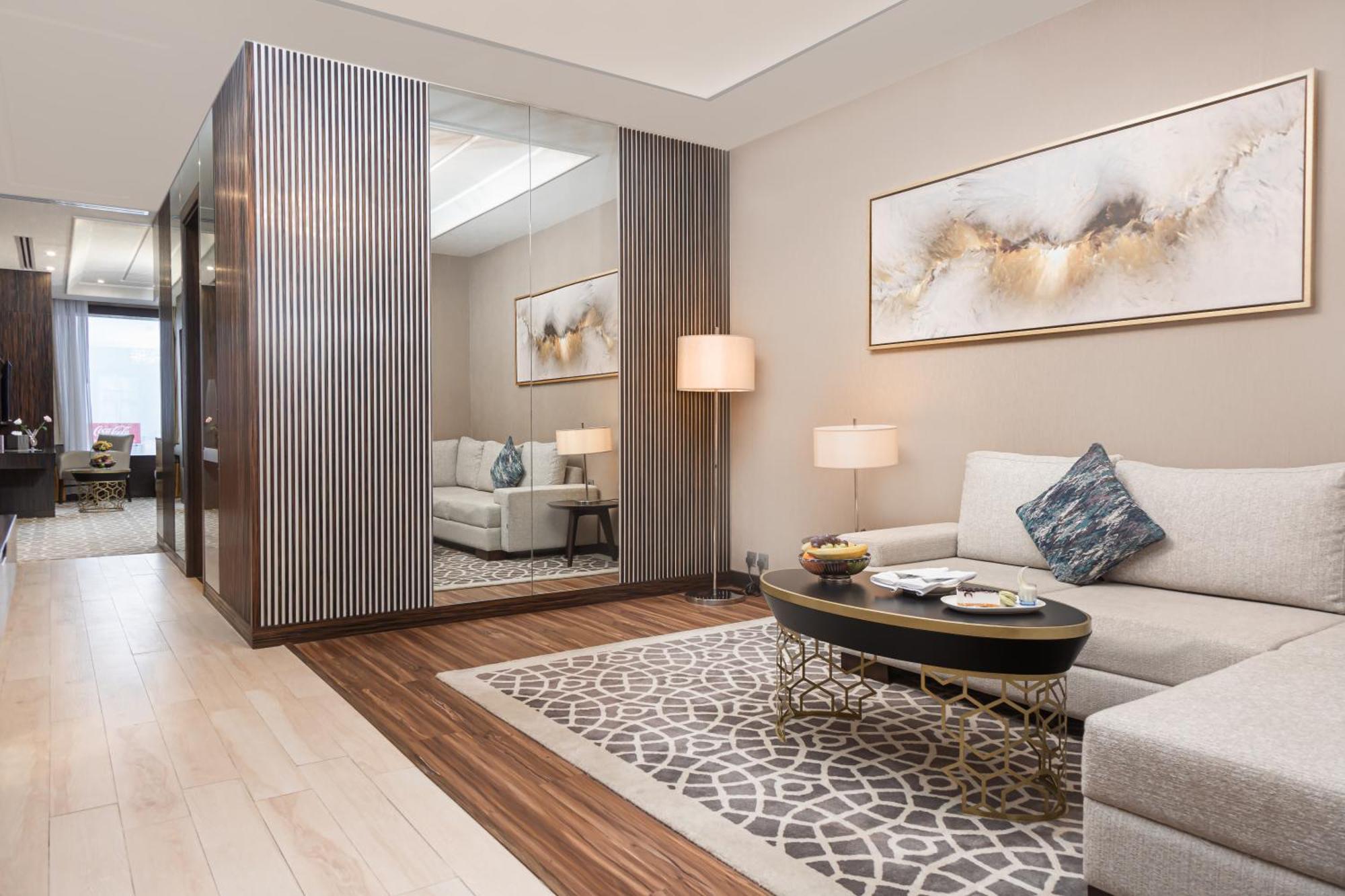 Nivel Hotel Abha Khamis Mushait Exterior photo A living room at the Ritz-Carlton, DIFC